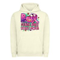 Pigment Pistachio halloween boo with cancer ribbon breast cancer sca Urban Hoodie - AdoDesignShop