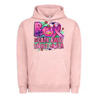 Pigment Salmon halloween boo with cancer ribbon breast cancer sca Urban Hoodie - AdoDesignShop