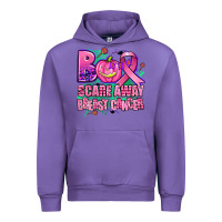 Tulip halloween boo with cancer ribbon breast cancer sca Urban Hoodie - AdoDesignShop