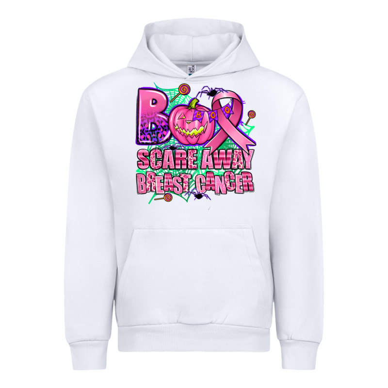 Halloween Boo With Cancer Ribbon Breast Cancer Sca Urban Hoodie by AdoDesignShop | Teevron