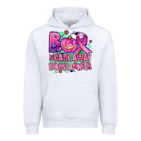 White halloween boo with cancer ribbon breast cancer sca Urban Hoodie - AdoDesignShop