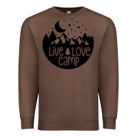 Chestnut Live Love Camp Premium Sweatshirt - Unal Design