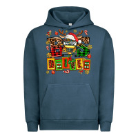 Pigment Midnight Navy bus driver chrıstmas Urban Hoodie - AdoDesignShop