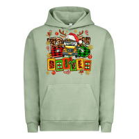Pigment Oil Green bus driver chrıstmas Urban Hoodie - AdoDesignShop