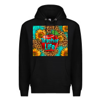 Black teacher life Premium Hoodie - HRA Design Shop