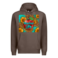 Coffee teacher life Premium Hoodie - HRA Design Shop