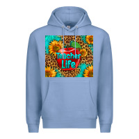 Colony Blue teacher life Premium Hoodie - HRA Design Shop