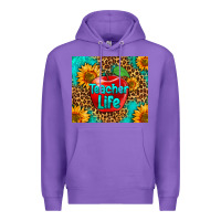 Purple teacher life Premium Hoodie - HRA Design Shop