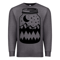 Charcoal Heather View jar Premium Sweatshirt - Unal Design