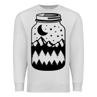Dove Grey View jar Premium Sweatshirt - Unal Design