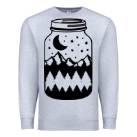 Heather Grey View jar Premium Sweatshirt - Unal Design