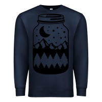 Navy View jar Premium Sweatshirt - Unal Design