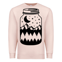 Pale Pink View jar Premium Sweatshirt - Unal Design