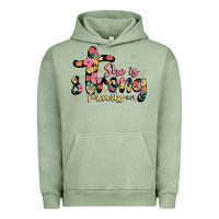 Pigment Oil Green she is strong proverbs 31 25 Urban Hoodie - JahusDesignShop