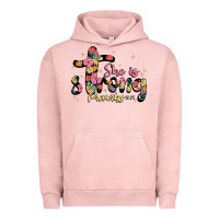 Pigment Salmon she is strong proverbs 31 25 Urban Hoodie - JahusDesignShop