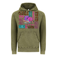 Vintage Olive gigi gigi with knitting Vintage Hoodie - AdoDesignShop