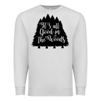 Dove Grey its all good in the woods Premium Sweatshirt - Unal Design