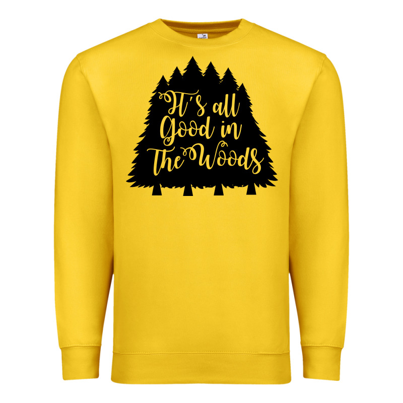Its All Good In The Woods Premium Sweatshirt by Unal Design | Teevron