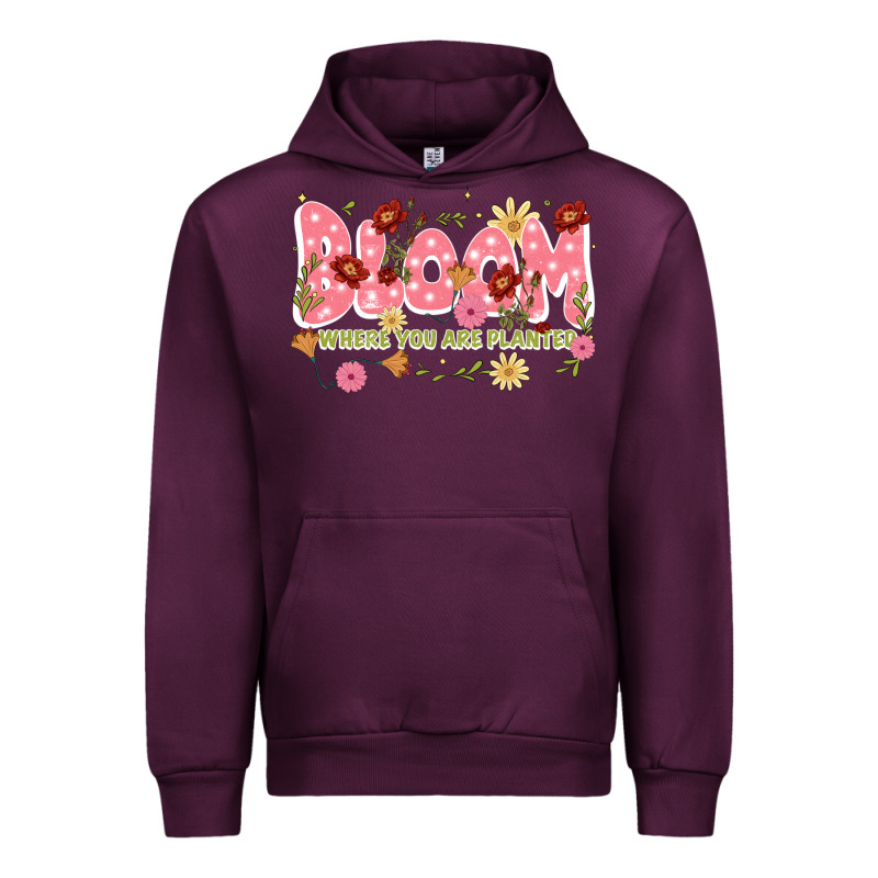 Bloom Where You Are Planted Urban Hoodie by JahusDesignShop | Teevron