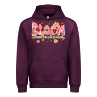 Mauve Wine bloom where you are planted Urban Hoodie - JahusDesignShop