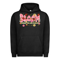 Pigment Black bloom where you are planted Urban Hoodie - JahusDesignShop