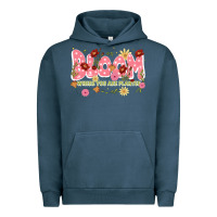 Pigment Midnight Navy bloom where you are planted Urban Hoodie - JahusDesignShop