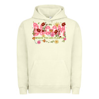Pigment Pistachio bloom where you are planted Urban Hoodie - JahusDesignShop