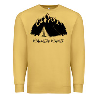 Antique Gold Adventure Camping Premium Sweatshirt - Unal Design