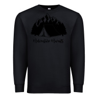Black Adventure Camping Premium Sweatshirt - Unal Design