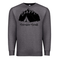 Charcoal Heather Adventure Camping Premium Sweatshirt - Unal Design