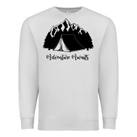 Dove Grey Adventure Camping Premium Sweatshirt - Unal Design