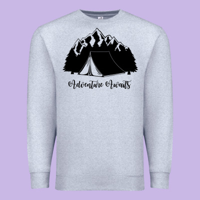 Premium Sweatshirt Adventure Camping