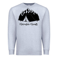 Heather Grey Adventure Camping Premium Sweatshirt - Unal Design