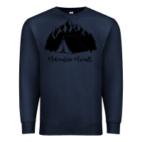 Navy Adventure Camping Premium Sweatshirt - Unal Design