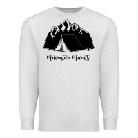 Oatmeal Heather Adventure Camping Premium Sweatshirt - Unal Design