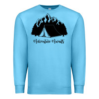 Ocean Blue Adventure Camping Premium Sweatshirt - Unal Design