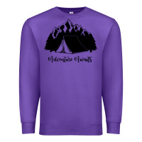 Purple Adventure Camping Premium Sweatshirt - Unal Design