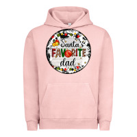 Pigment Salmon christmas  santas favourite Urban Hoodie - AdoDesignShop