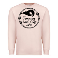 Pale Pink Camping Premium Sweatshirt - Unal Design