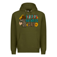 Army Green happy mothers day Premium Hoodie - RacoonDesign