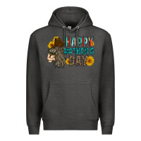 Charcoal Heather happy mothers day Premium Hoodie - RacoonDesign