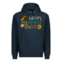 Navy happy mothers day Premium Hoodie - RacoonDesign