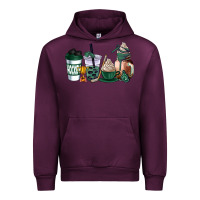 Mauve Wine hunter green hockey coffee cups Urban Hoodie - AdoDesignShop