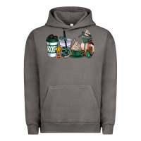 Pigment Tornado hunter green hockey coffee cups Urban Hoodie - AdoDesignShop