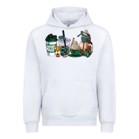 White hunter green hockey coffee cups Urban Hoodie - AdoDesignShop