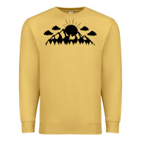 Antique Gold View Premium Sweatshirt - Unal Design