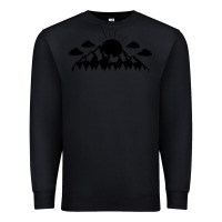 Black View Premium Sweatshirt - Unal Design