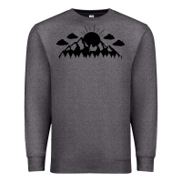 Charcoal Heather View Premium Sweatshirt - Unal Design