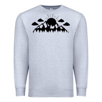 Heather Grey View Premium Sweatshirt - Unal Design