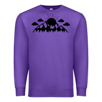 Purple View Premium Sweatshirt - Unal Design